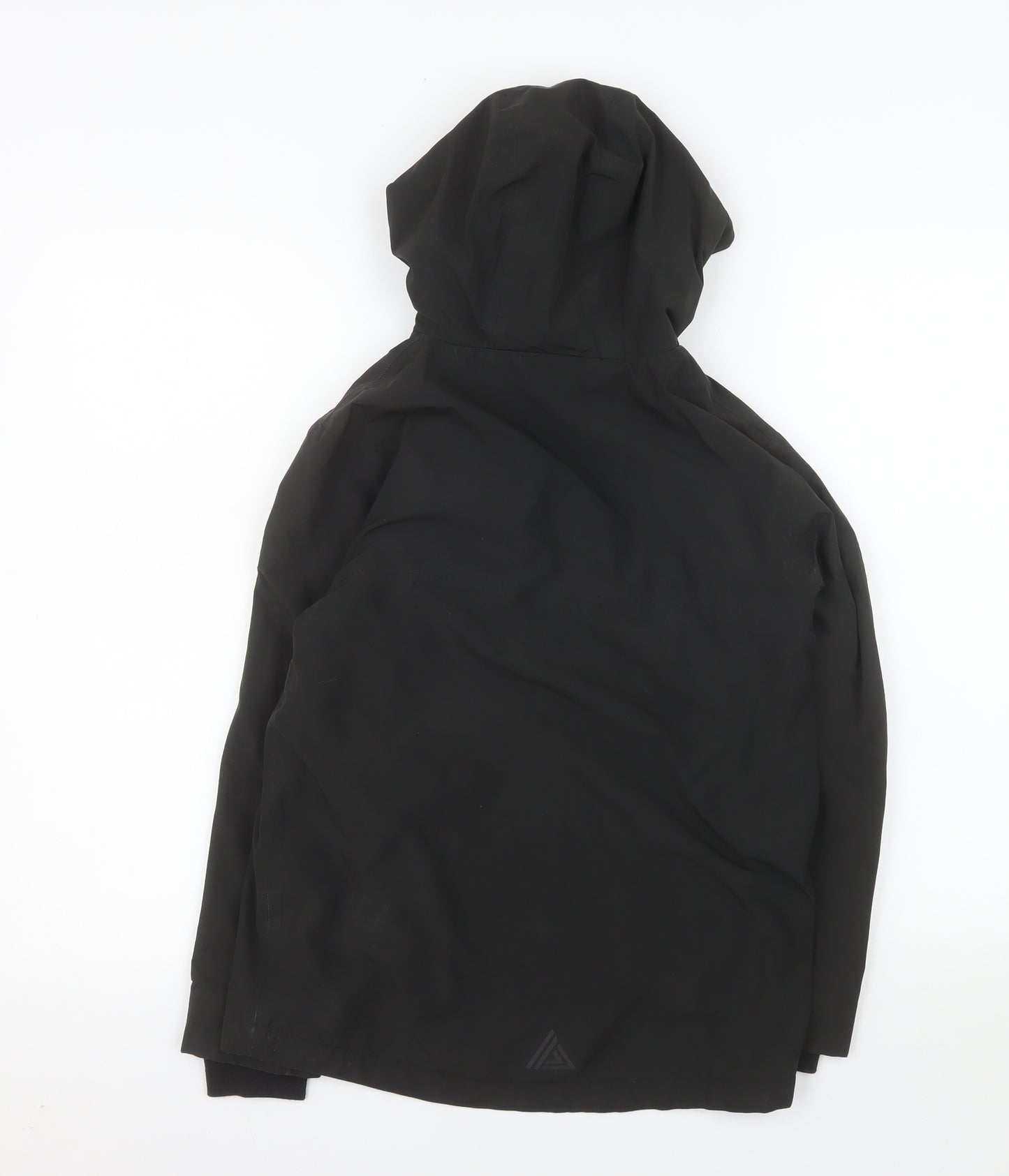 Next Boys Black Hooded Waterproof Parka Coat 10 Years