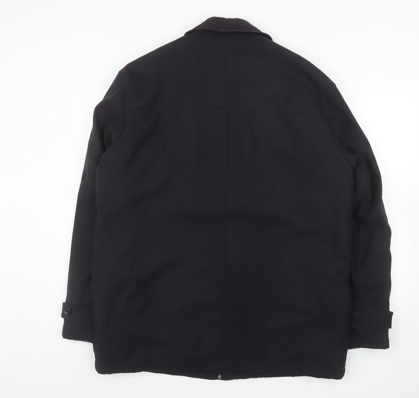 Bosideng Men's Black L Regular Fit Mid-Length Overcoat