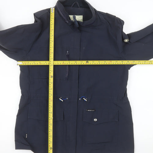 Khujo Men's Blue XL Cotton Nylon Outdoor Anorak Jacket