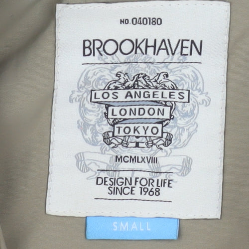 Brookhaven Men's Green Small Hooded Cotton Parka Jacket