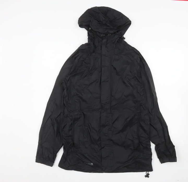 Regatta Mens Black XS Waterproof Hooded Rain Jacket