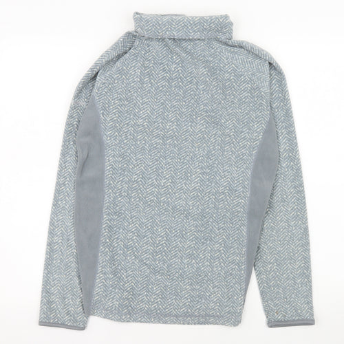 Columbia Women's Grey 1/2 Zip Fleece Pullover Sweatshirt M