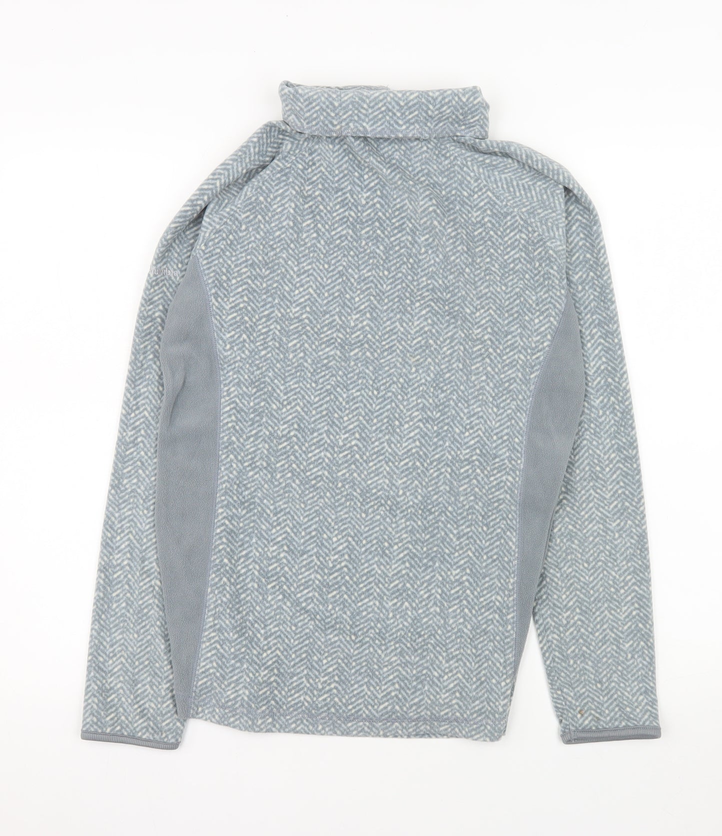 Columbia Women's Grey 1/2 Zip Fleece Pullover Sweatshirt M