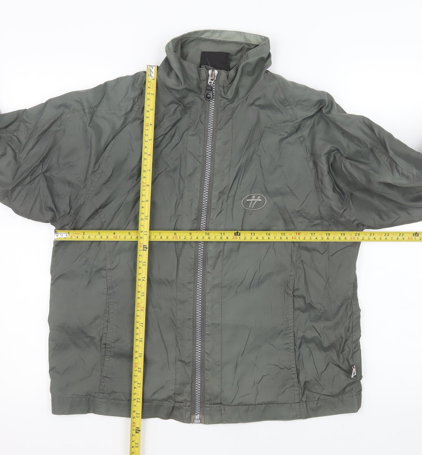 Highroad Sports Men's Green Windbreaker Jacket Size S Full Zip
