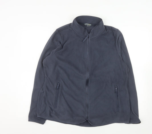 Marks and Spencer Women’s Blue Fleece Full Zip Jacket Size 18