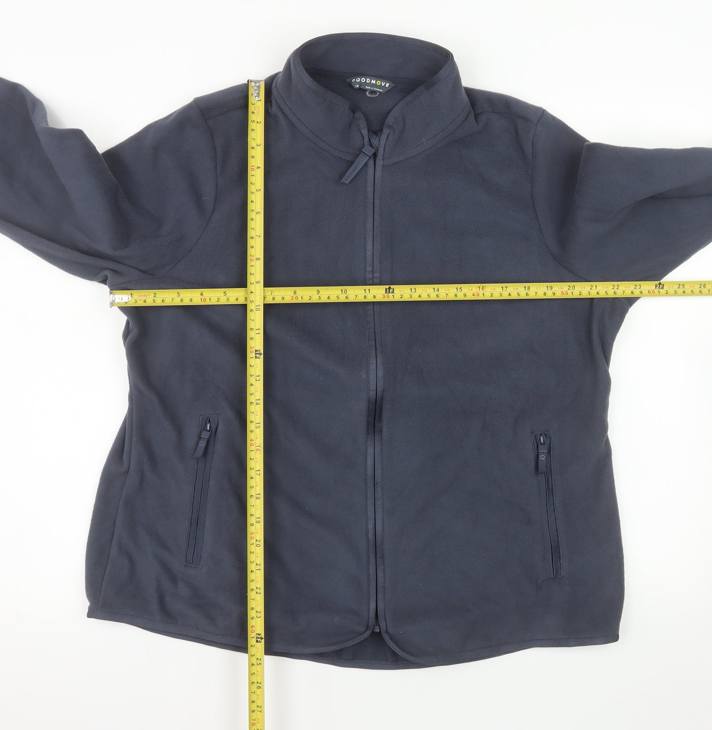 Marks and Spencer Women’s Blue Fleece Full Zip Jacket Size 18