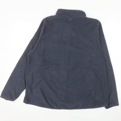 Marks and Spencer Women’s Blue Fleece Full Zip Jacket Size 18