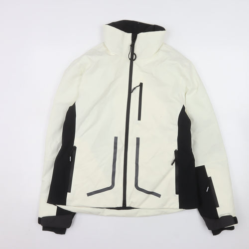 Marks and Spencer Women's White Ski Softshell Jacket Size 10