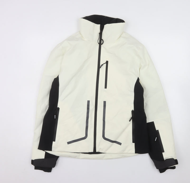 Marks and Spencer Women's White Ski Softshell Jacket Size 10