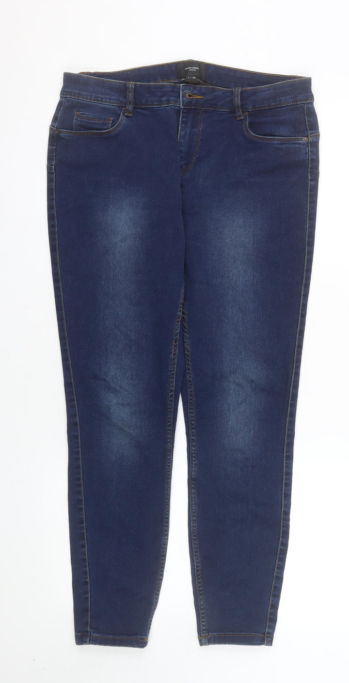 Vero Moda Women Blue Skinny Denim Jeans L 30