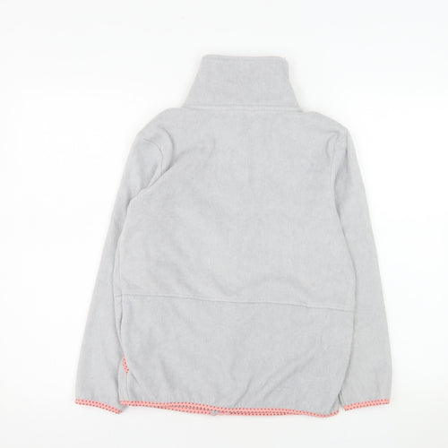 Crane Girls Grey Fleece Zip Jacket 11-12 Years Softshell Lightweight