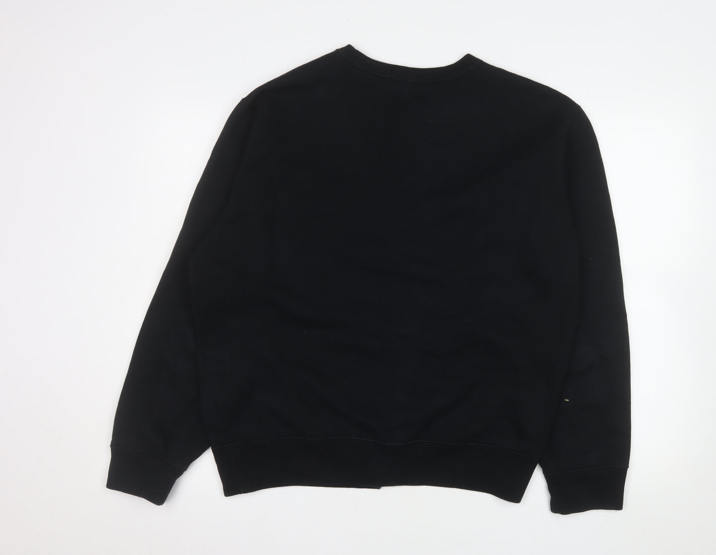 Polo Ralph Lauren Men's Black Crew Neck Sweatshirt Size L Cotton Blend