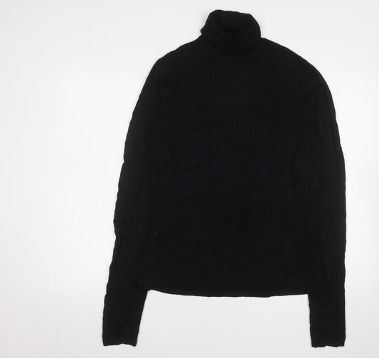 Coast Women's Black Roll Neck Long Sleeve Jumper Size 12