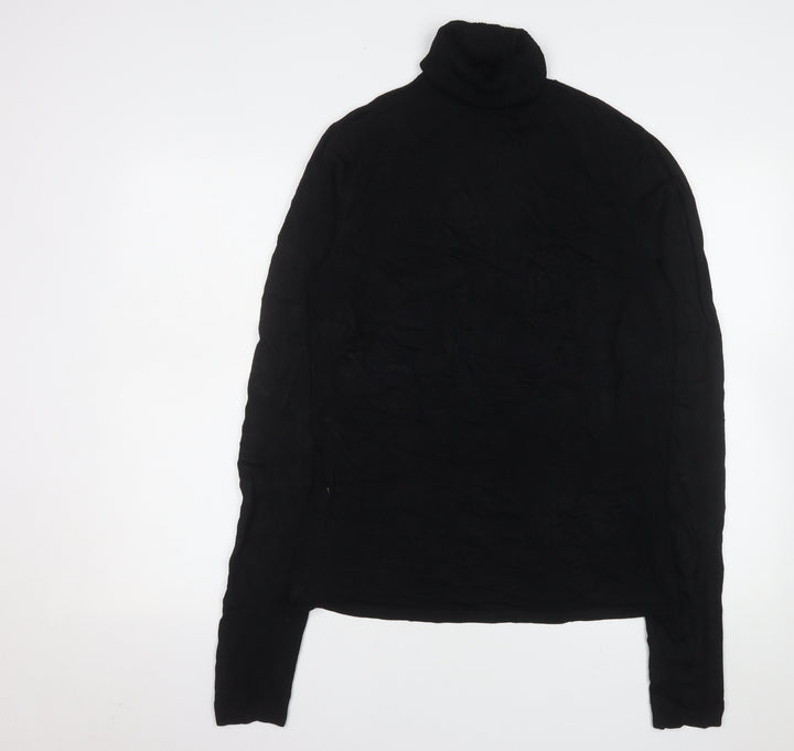 Coast Women's Black Roll Neck Long Sleeve Jumper Size 12