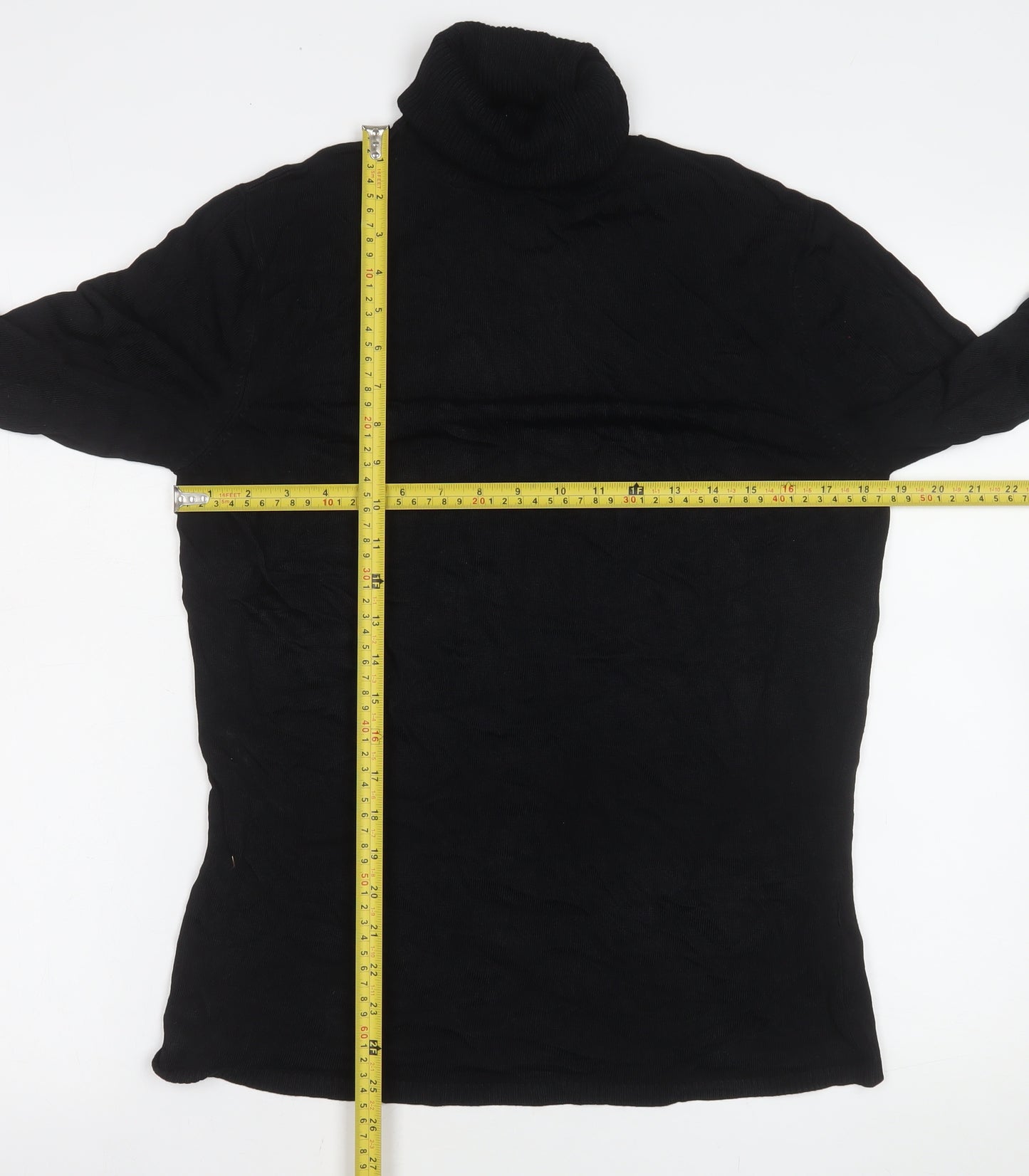 Coast Women's Black Roll Neck Long Sleeve Jumper Size 12
