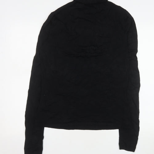 Coast Women's Black Roll Neck Long Sleeve Jumper Size 12