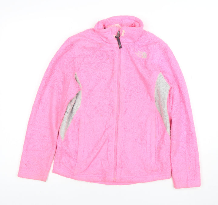The North Face Teens Pink Full Zip Fleece Jacket M