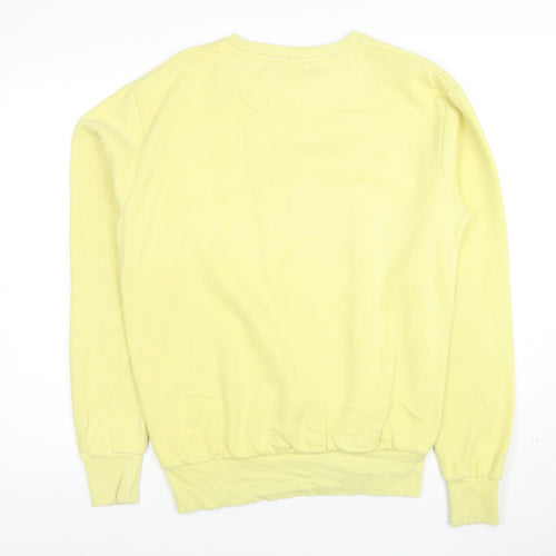 Ellesse Womens Yellow Crew Neck Pullover Sweatshirt M
