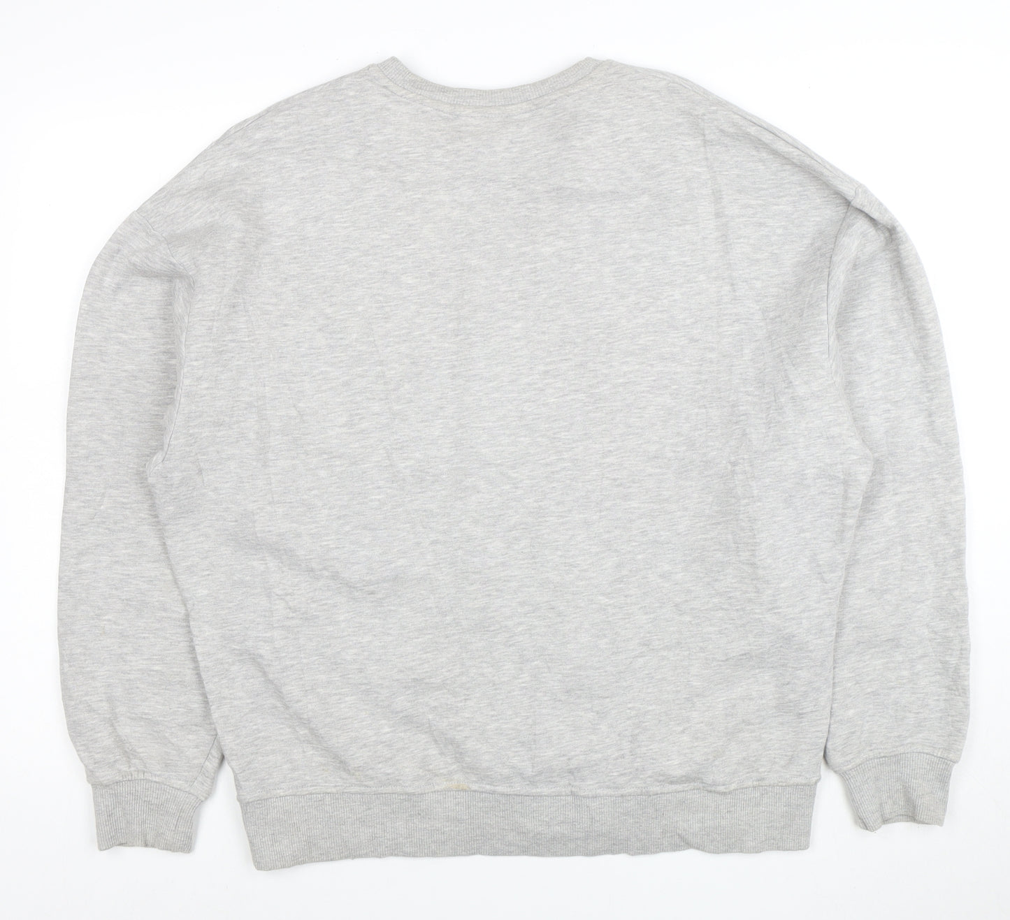 Disney Women Grey Maleficent Graphic Pullover Sweatshirt XS