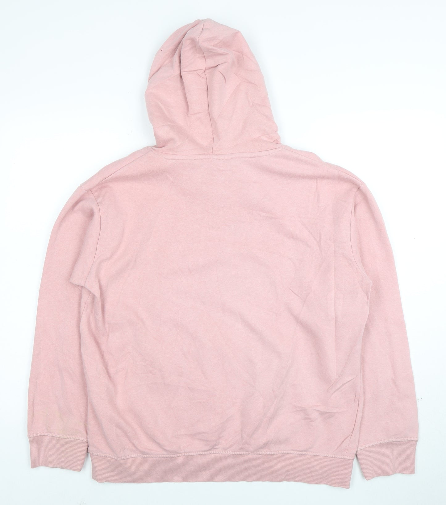 Umbro Women's Pink Pullover Hoodie Size M Cotton Blend Logo Sportswear