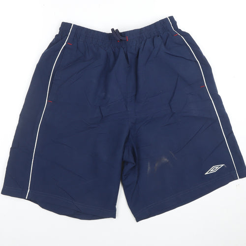 Umbro Men's Blue L Swim Shorts Polyester Quick Dry