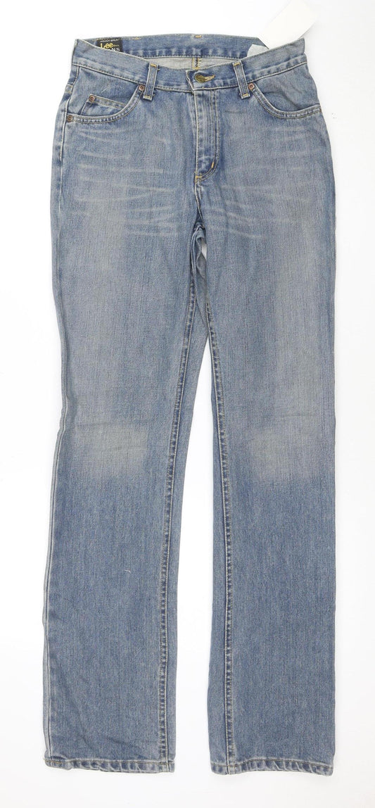 Lee Men's Blue Straight Leg Atlanta Denim Jeans Size 29x32