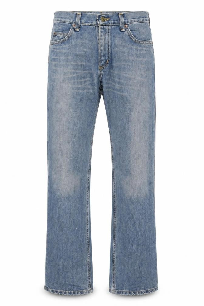 Lee Men's Blue Straight Leg Atlanta Denim Jeans Size 29x32
