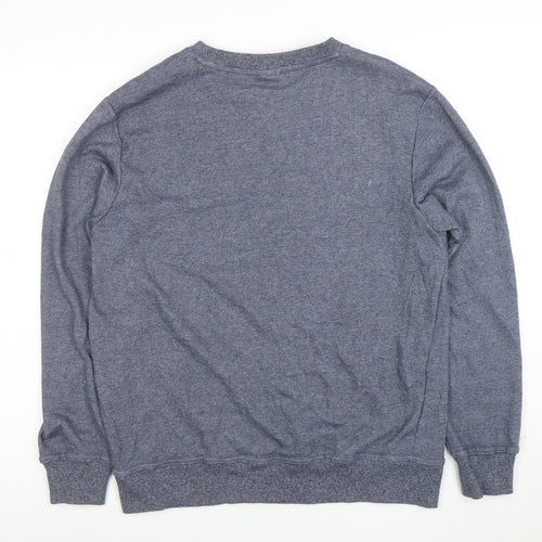 Head Men's Blue Crew Neck Pullover Sweatshirt Size L Regular Fit