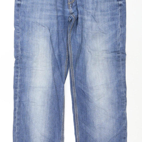 Lee Men's Blue Straight Fit Powell Jeans W31 L34