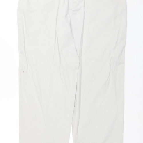 Lee Mens Beige Chino Casual Cotton Trousers Size 12 Slim