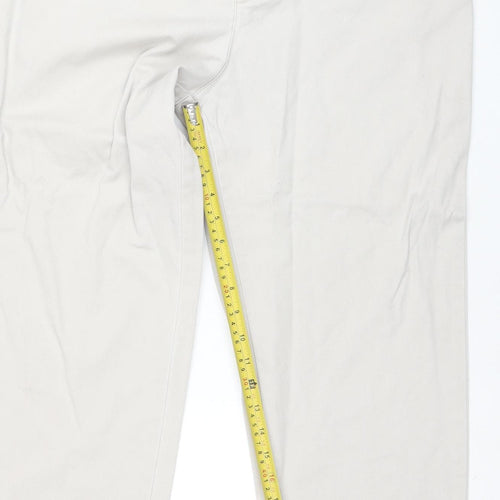 Lee Mens Beige Chino Casual Cotton Trousers Size 12 Slim