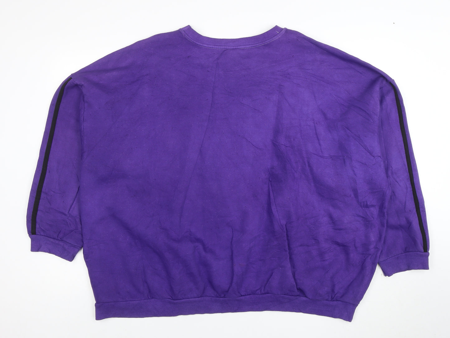 George Women Purple Minnie Mouse 1928 Pullover Sweatshirt XL