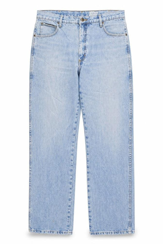 Wrangler Mens Blue 38x31 Straight Leg Vintage Denim Jeans