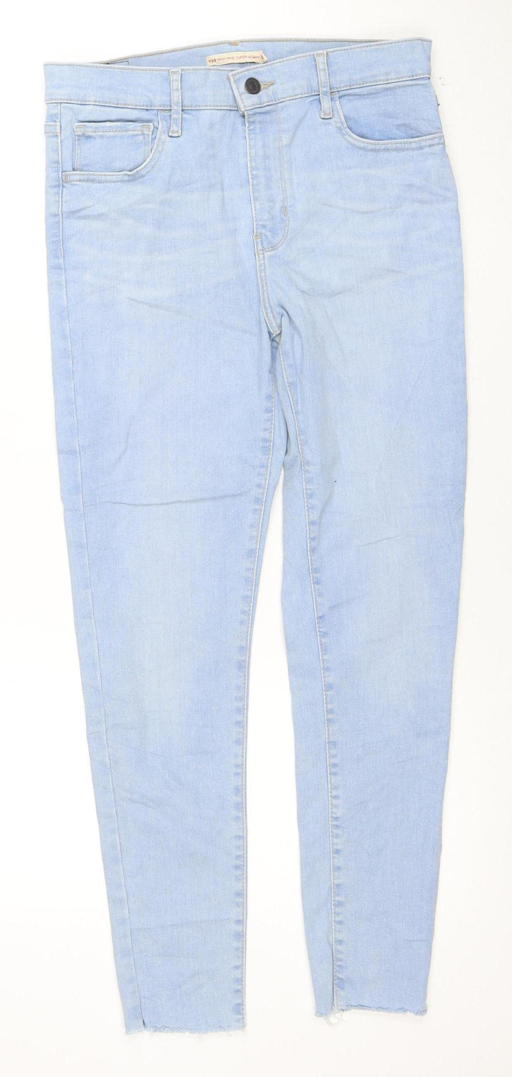 Levi's Womens Blue 720 High Rise Super Skinny Jeans Size 28