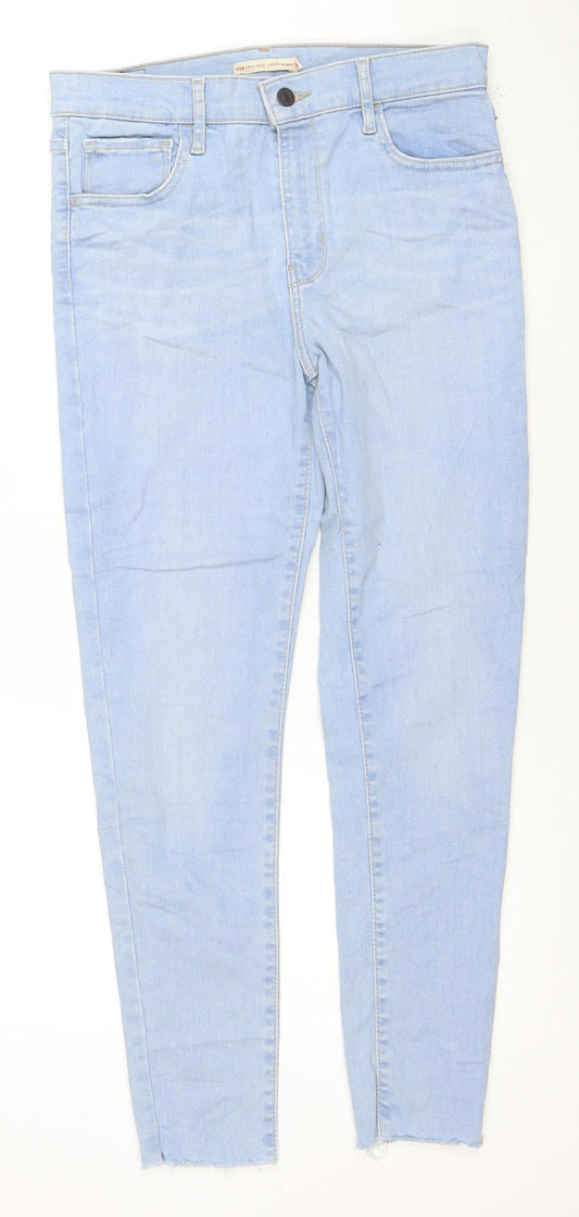 Levi's Womens Blue 720 High Rise Super Skinny Jeans Size 28