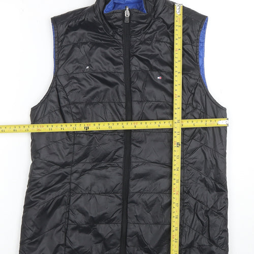 Tommy Hilfiger Men’s Black XS Puffer Waistcoat Gilet Nylon