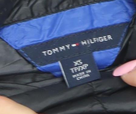 Tommy Hilfiger Men’s Black XS Puffer Waistcoat Gilet Nylon