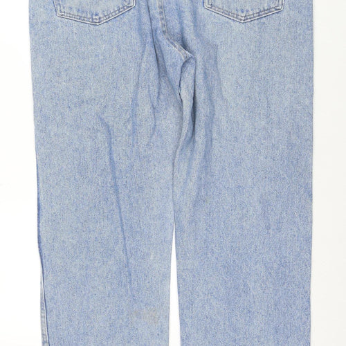 Wrangler Men’s Blue Regular Fit Straight Denim Jeans 38x32