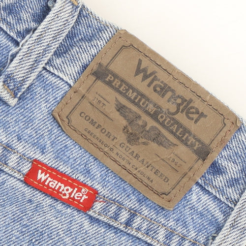 Wrangler Men’s Blue Regular Fit Straight Denim Jeans 38x32