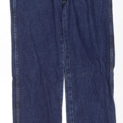 Wrangler Men's Blue Straight Leg Classic Fit Denim Jeans 32x32