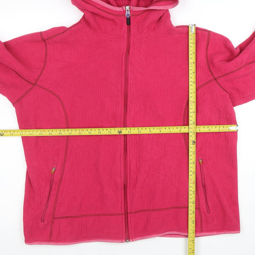 Nike ACG Women’s Pink XL Hooded Full Zip Thermal Fleece Jacket