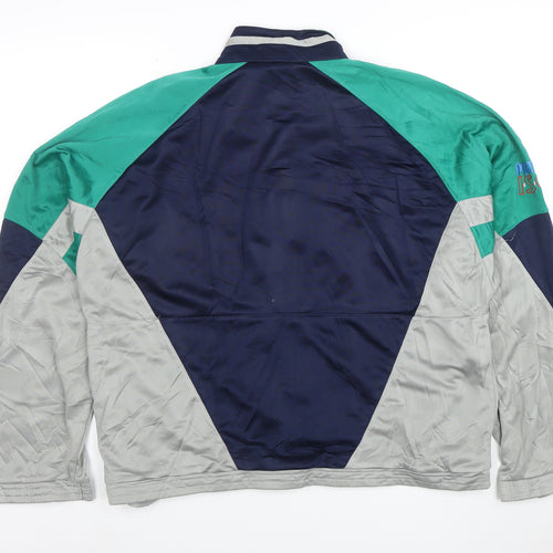 Puma Men's Blue Retro Full Zip Track Sweatshirt Size M
