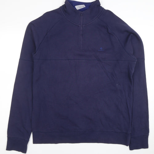 GANT Men's Blue 2XL Tech Prep Half Zip Pullover Sweatshirt