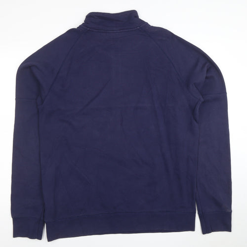 GANT Men's Blue 2XL Tech Prep Half Zip Pullover Sweatshirt