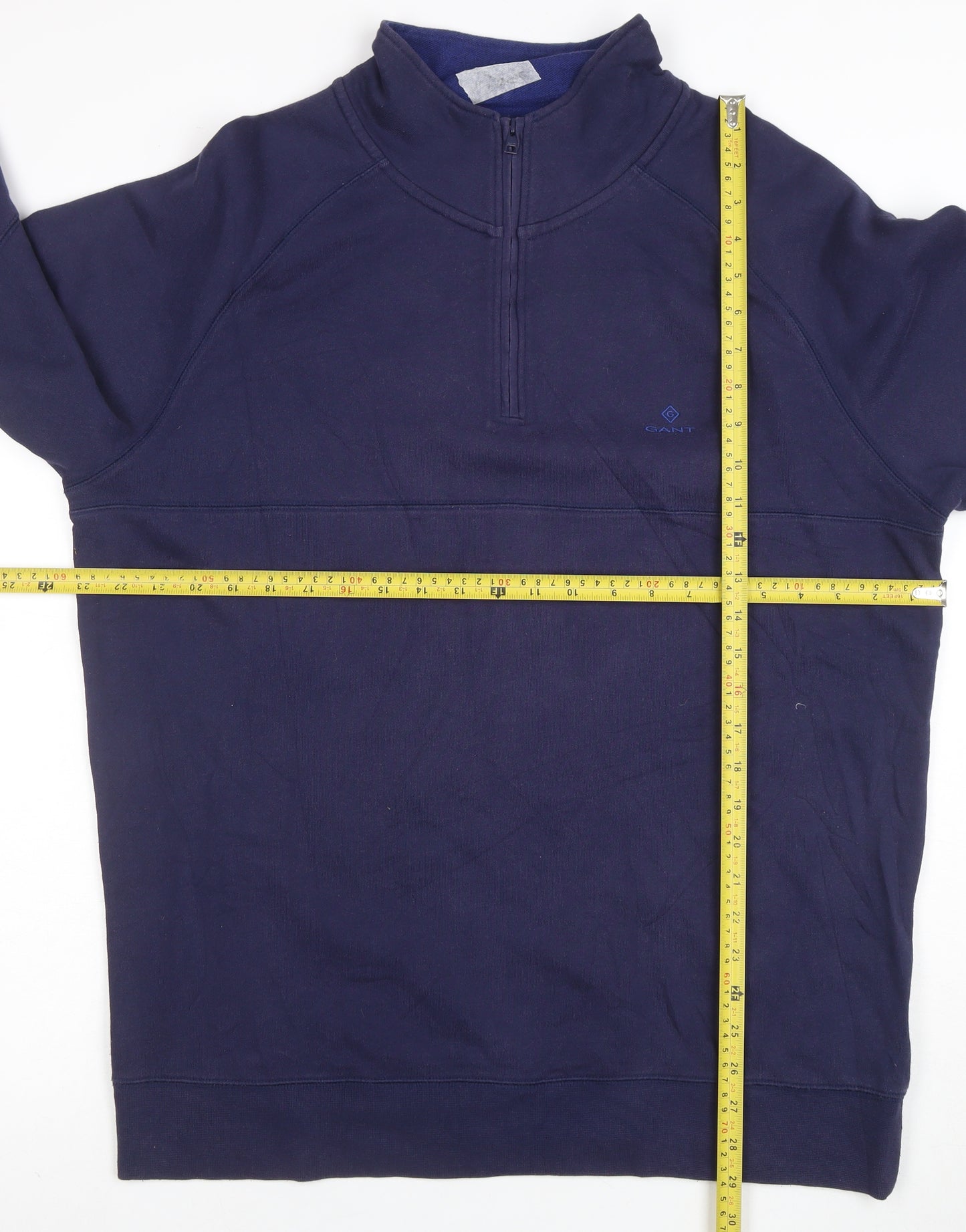 GANT Men's Blue 2XL Tech Prep Half Zip Pullover Sweatshirt