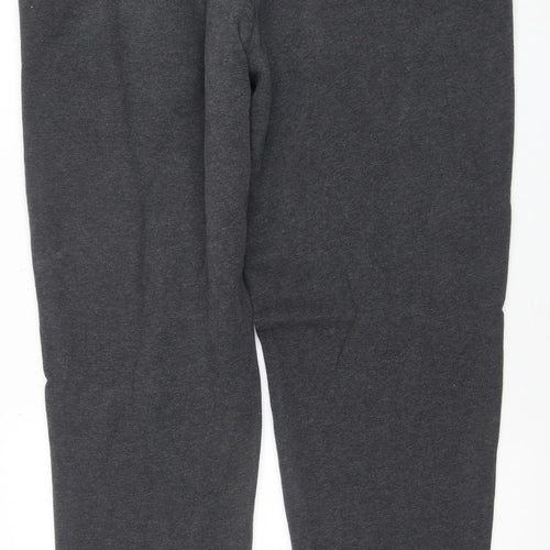 Puma Mens Grey XL Fleece Sweatpants Joggers Elastic Waist