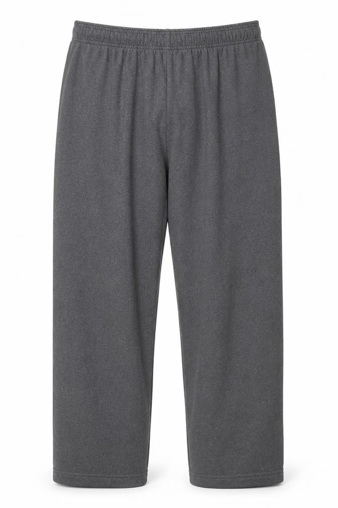 Front view of Champion men’s grey xl sweatpants activewear trousers