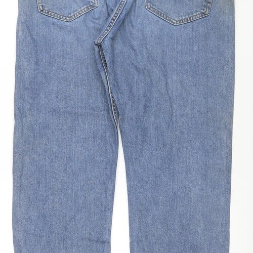 Levi Strauss & Co. Men's Blue 505 Straight Leg Denim Jeans W38 L30