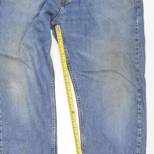 Levi Strauss & Co. Men's Blue 505 Straight Leg Denim Jeans W38 L30