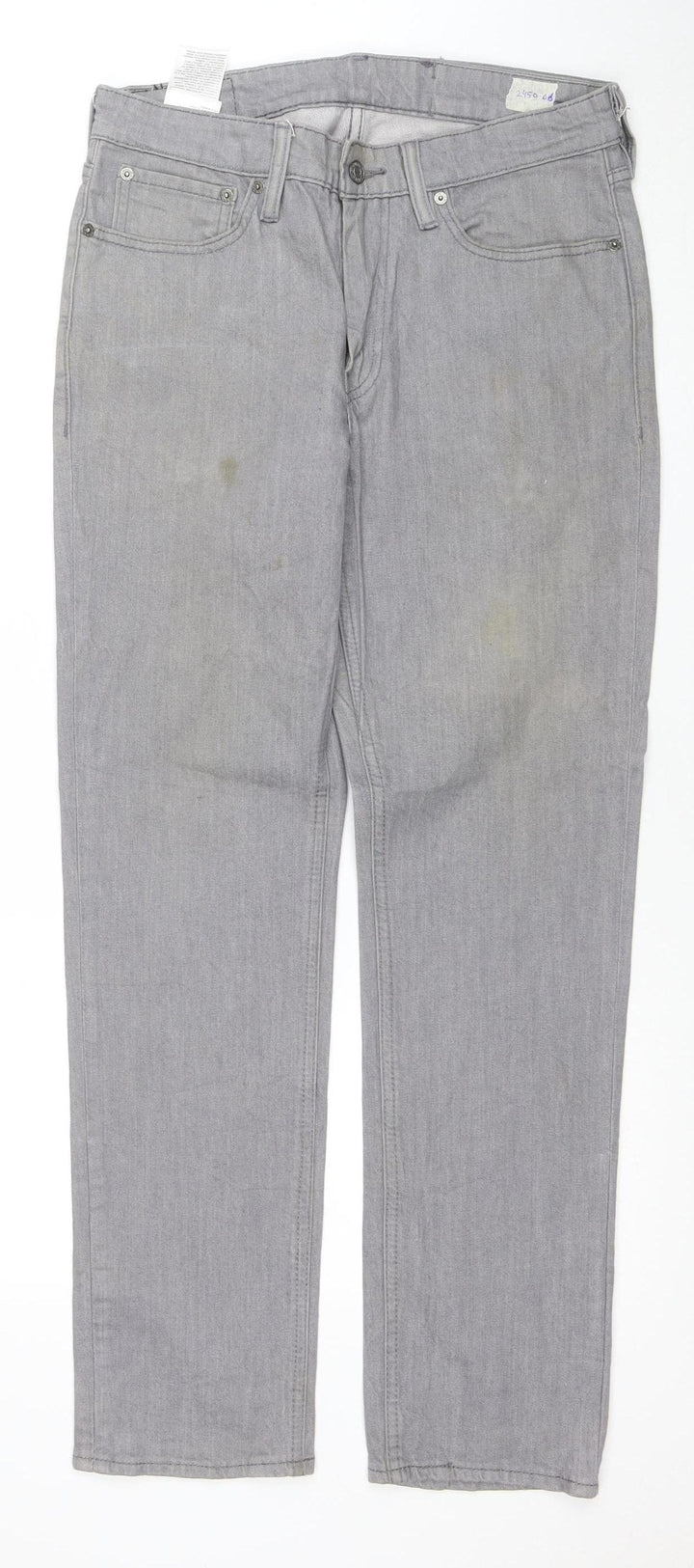 Levi's 511 Men's Grey Slim Fit Straight Jeans W31 L30